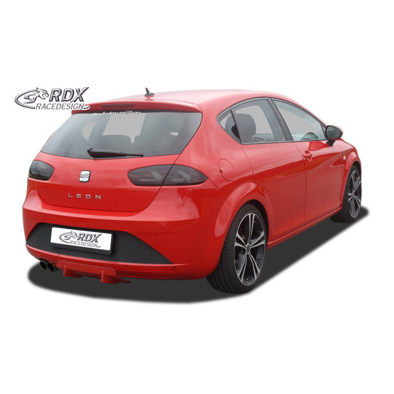 RDX Racedesign, minigonna paraurti posteriore 'Diffusor U-Diff', adatto a Seat Leon (1P) 2005-2012 (PU)