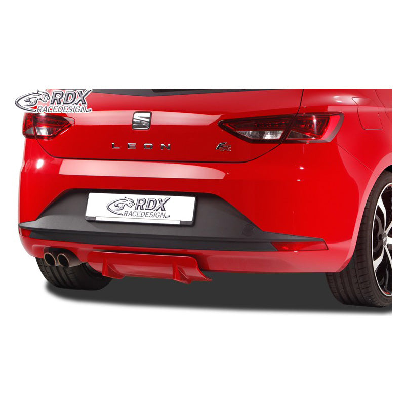 RDX Racedesign, rear bumper skirt 'Diffuser U-Diff', fits Seat Leon (5F) incl. FR/SC/ST 2012-2020 (PU)