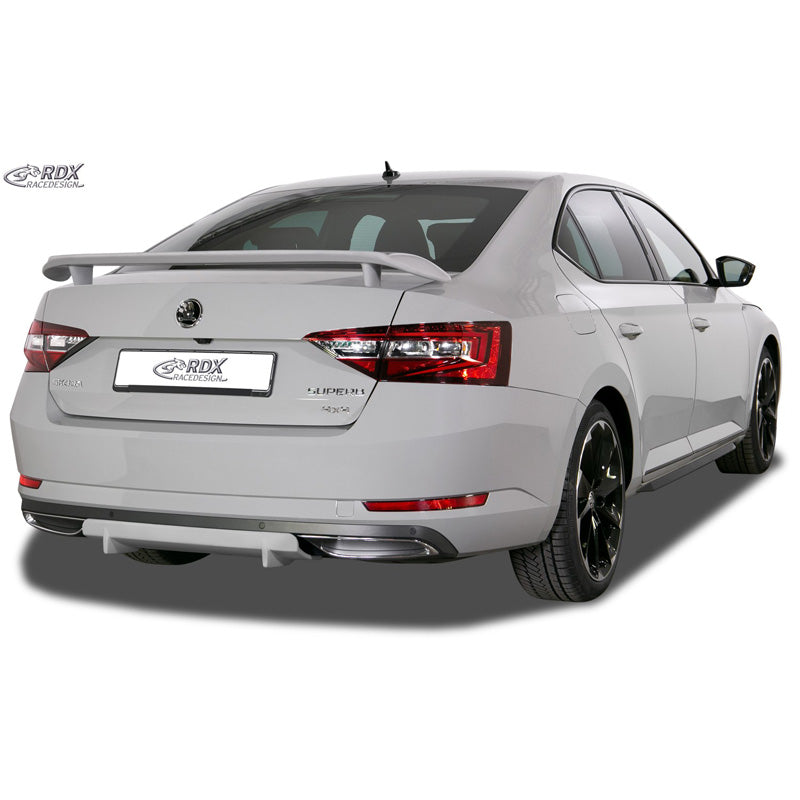 RDX Racedesign, nástavec zadního nárazníku „Diffusor U-Diff XL“, vhodné pro Skoda Superb III (3V) 2015- (PU)