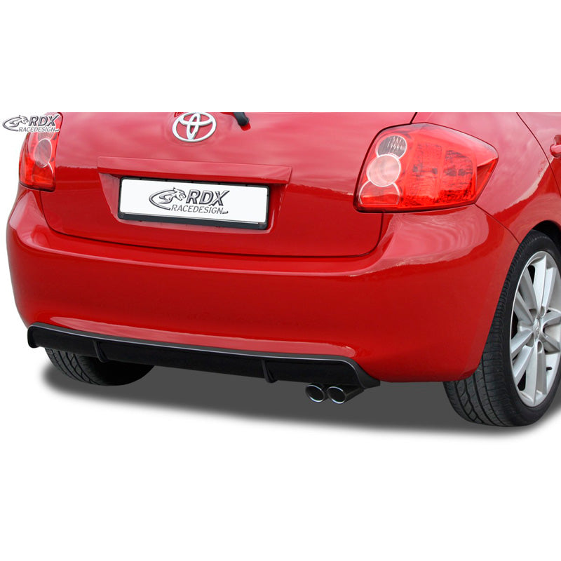RDX Racedesign, faldón trasero 'Difusor', para Toyota Auris E150 2007-2010 (ABS negro brillante)