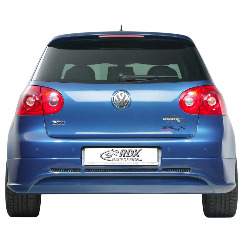 RDX Racedesign, tylna dokładka zderzaka, pasuje do Volkswagen Golf V 2003-2008 (bez wycięcia na wydech) (ABS)