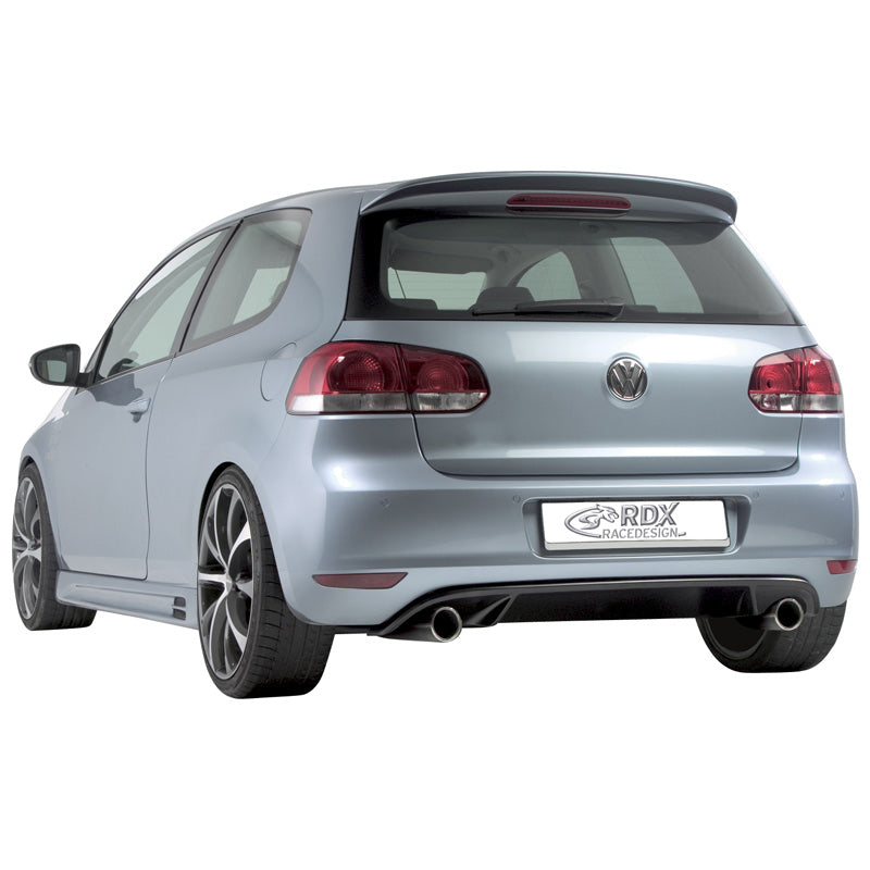 RDX Racedesign, minigonna paraurti posteriore, adatto a Volkswagen Golf VI GTi-Look 2008- (PU)