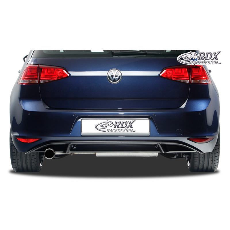 RDX Racedesign, Rear bumper skirt 'Diffusor', Fits Volkswagen Golf VII HB 3/5-doors 2012- excl. GTi/GTD (PUR)