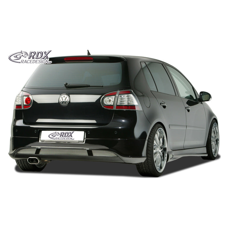 RDX Racedesign, dokładka tylnego zderzaka, pasuje do Volkswagen Golf V HB 3/5-drzwiowy 2003-2008 'V2' (ABS)