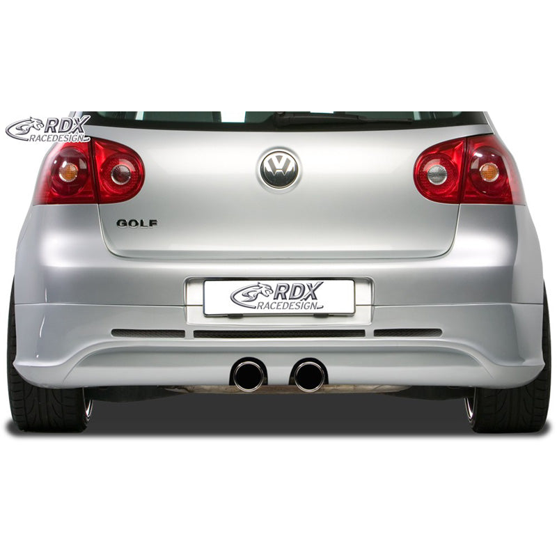 RDX Racedesign, gonna paraurti posteriore, adatta per Volkswagen Golf V GTI/R Hatchback 3/5 porte 2003-2008 (scarico R32) escl. Variant/Plus (ABS)