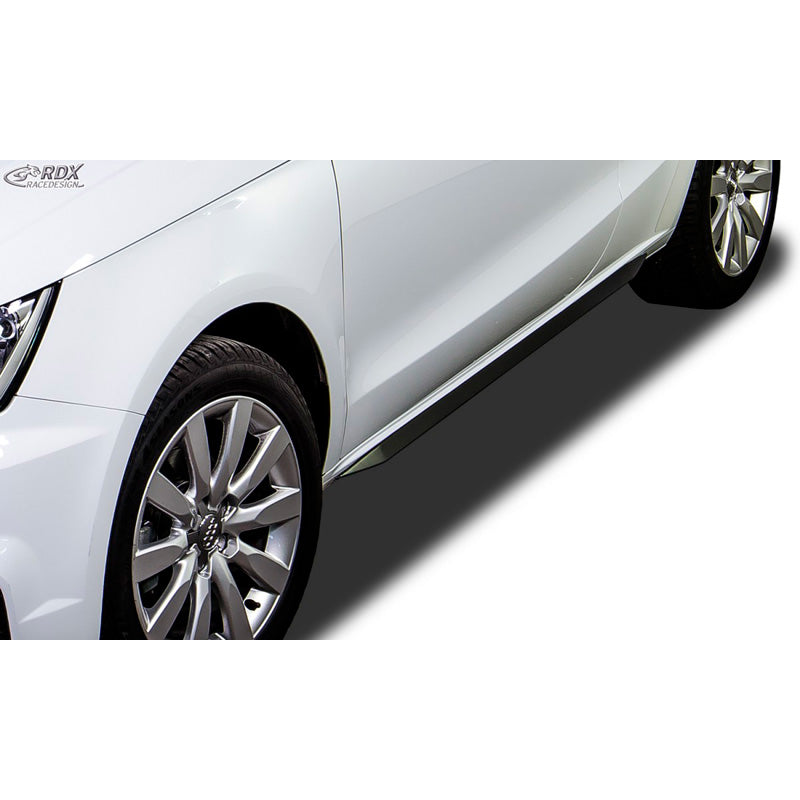 RDX Racedesign, Side skirts 'Slim', fits Audi A1 8X 3/5-doors (ABS glossy black)