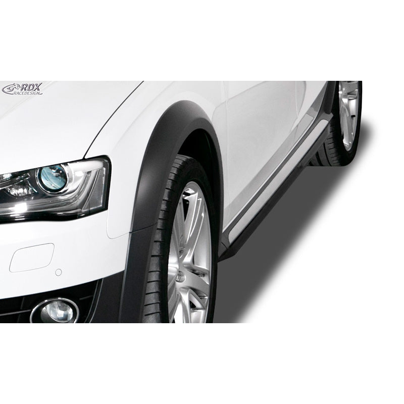 RDX Racedesign, minigonne laterali "Slim", adatte ad Audi A4 (B8) Allroad 2011- (ABS nero lucido)