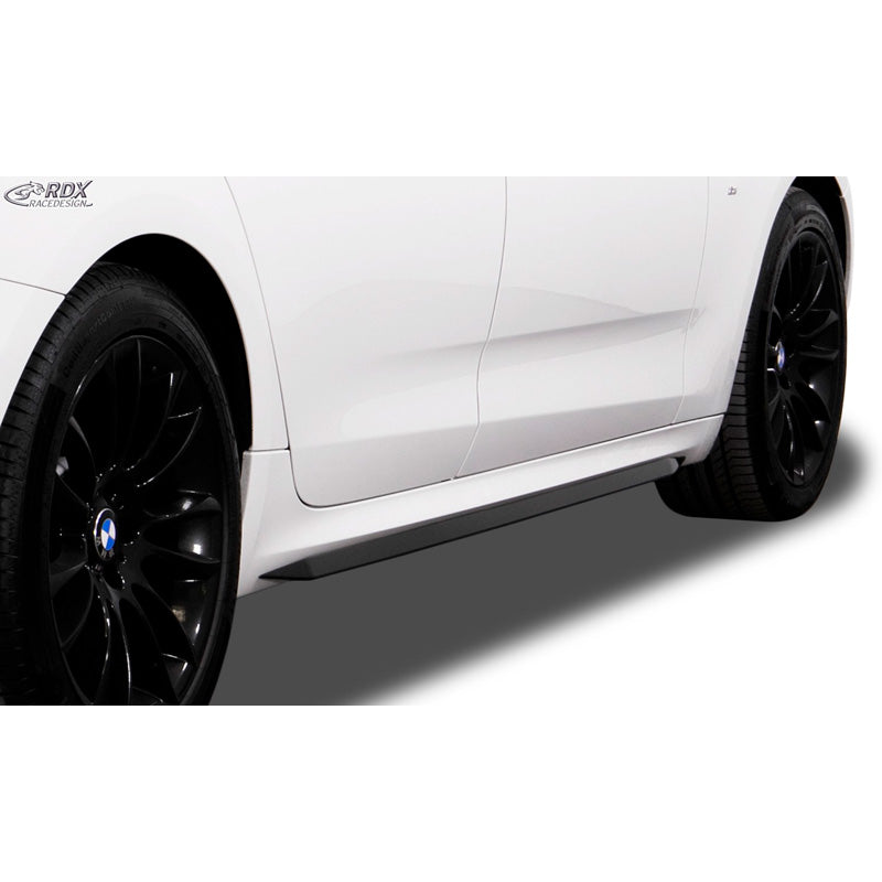RDX Racedesign, Side skirts 'Slim', fits BMW 5-Series F07 GT 2009- (ABS glossy black)