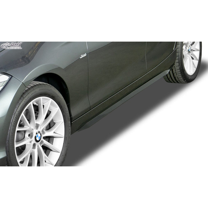 RDX Racedesign, Side Skirts 'Slim', fits BMW 1-Series F20/F21 2011-2019 (ABS glossy black)
