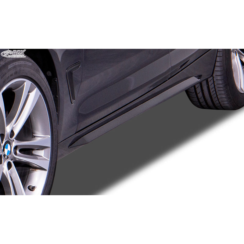RDX Racedesign, Side Skirts "Slim", Fits BMW 3-Series GT F34 2013- (ABS glossy black)