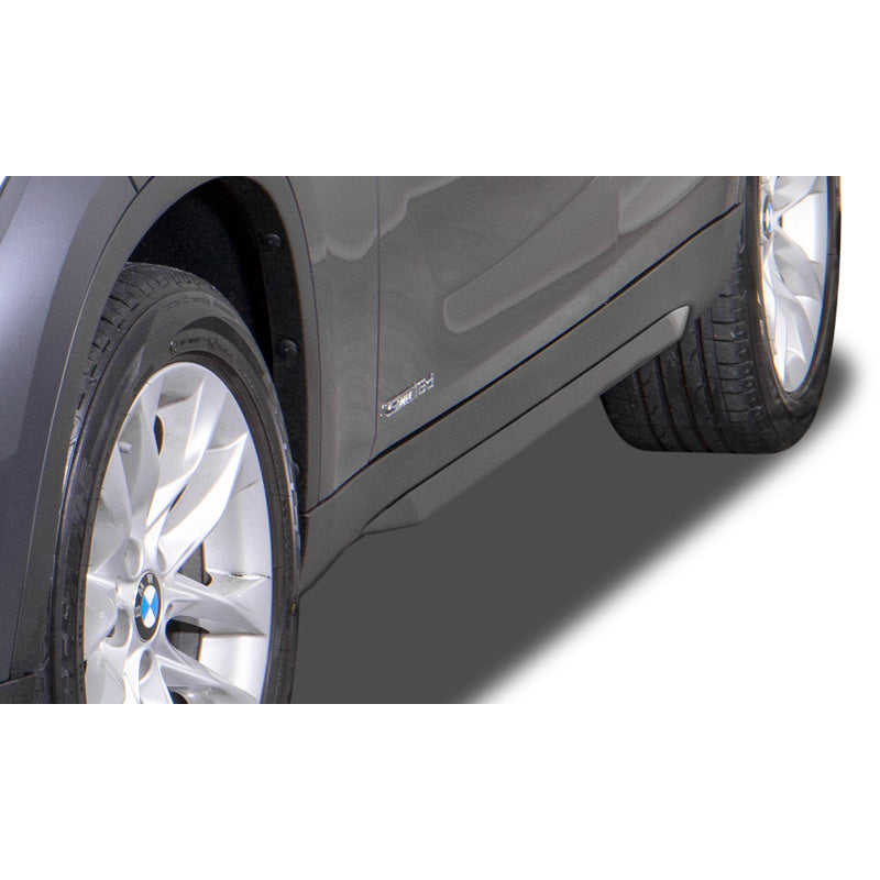 RDX Racedesign, progi boczne 'Slim', pasują do BMW X1 (E84) 2009-2015 (ABS czarny w połysku)