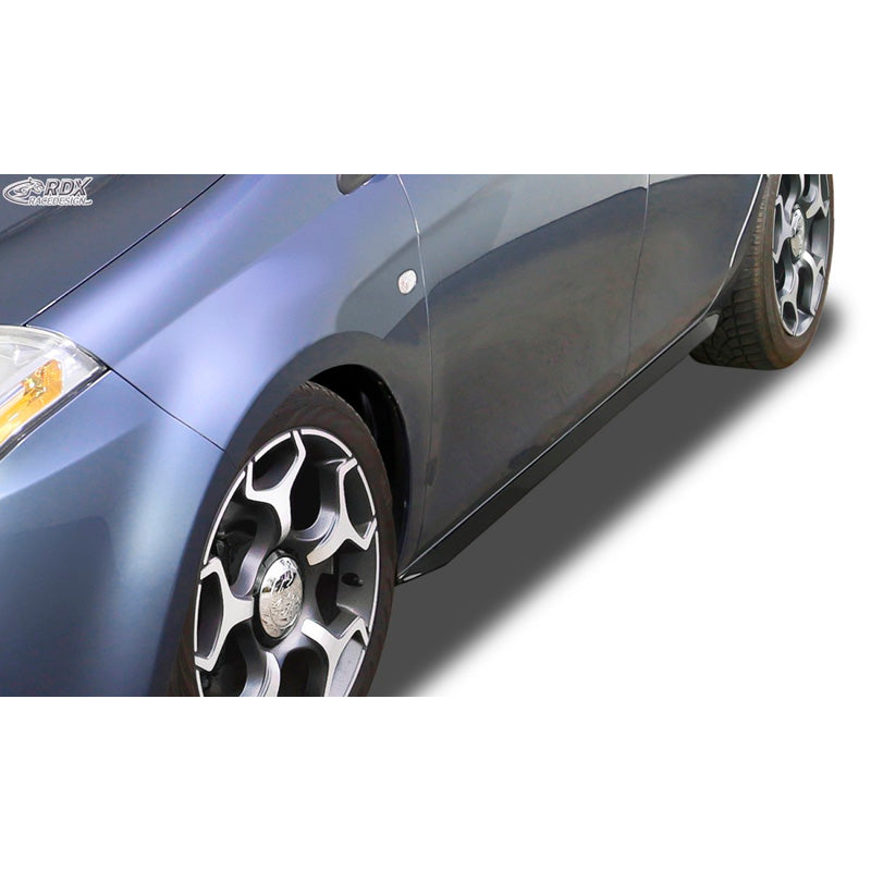 RDX Racedesign, minigonne 'Slim', adatte a Fiat Bravo 2007-2014 (ABS nero lucido)