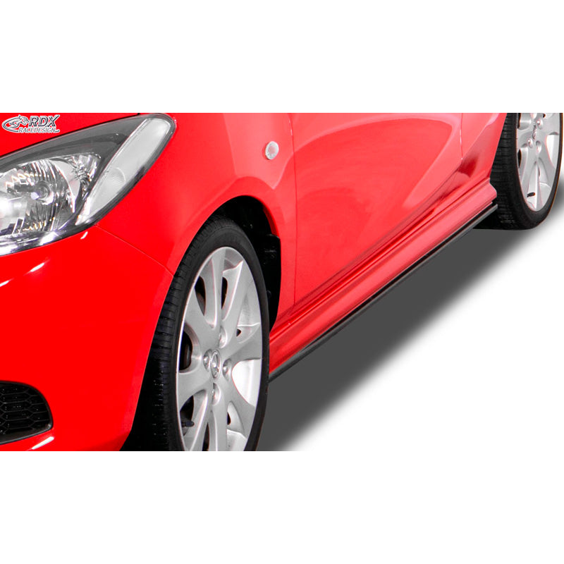 RDX Racedesign, minigonne, adatto a Mazda 2 (DE) 2007-2014 'Edition' (ABS)