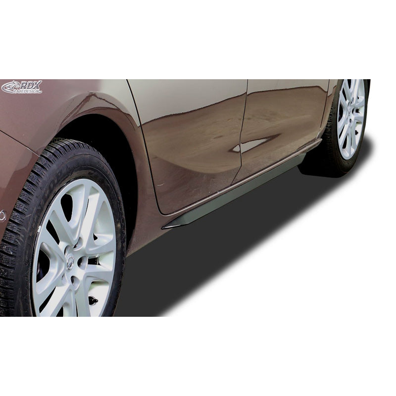 RDX Racedesign, Side skirts 'Slim', fits Opel Astra K Sportstourer 2015- (ABS glossy black)
