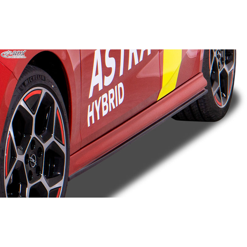 RDX Racedesign, faldones laterales, compatible con Opel Astra L Hatchback 2021- 'Edition' (ABS)