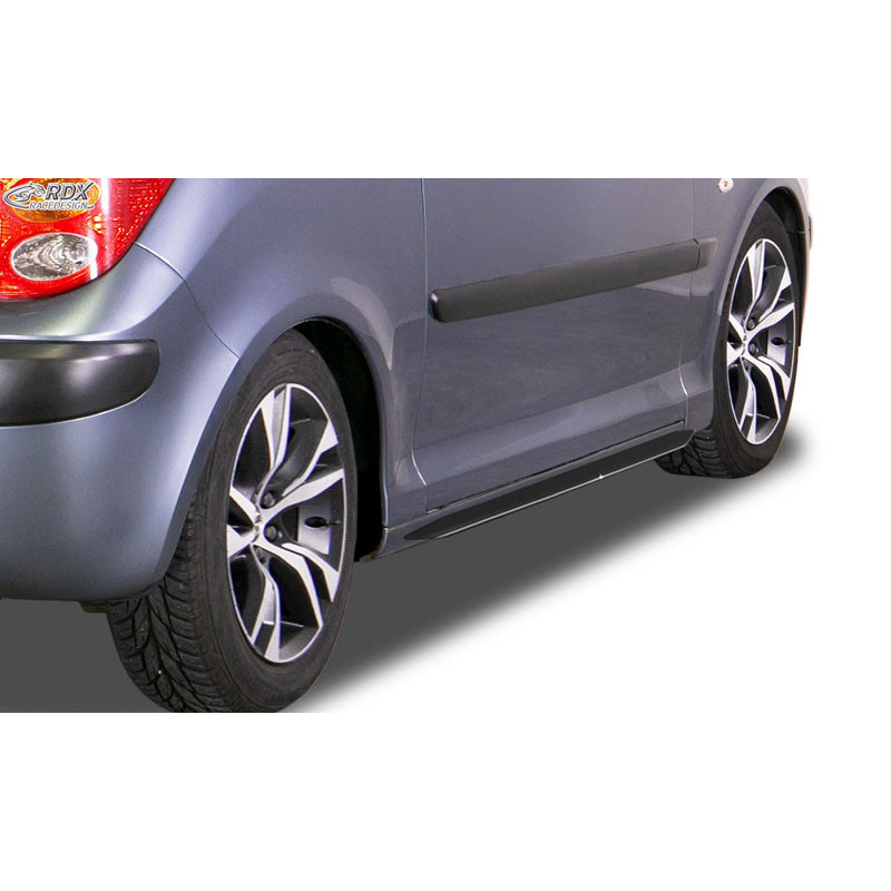 RDX Racedesign, boční prahy, vhodné pro Peugeot 1007 2005- 'Slim' (ABS)