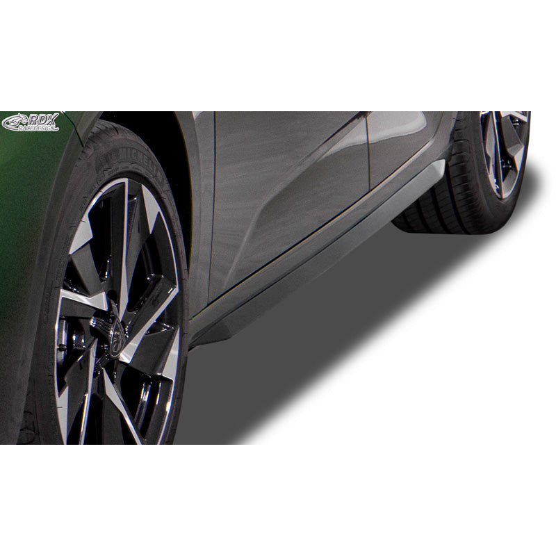 RDX Racedesign, minigonne 'Slim', adatte per Peugeot 308 III Hatchback 2021- (ABS nero lucido)