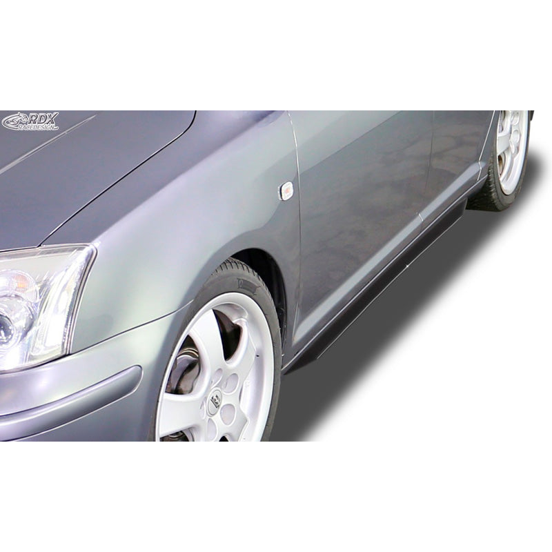 RDX Racedesign, boční prahy „Slim“, pasuje na Toyota Avensis T25 2003-2009 (ABS lesklá černá)