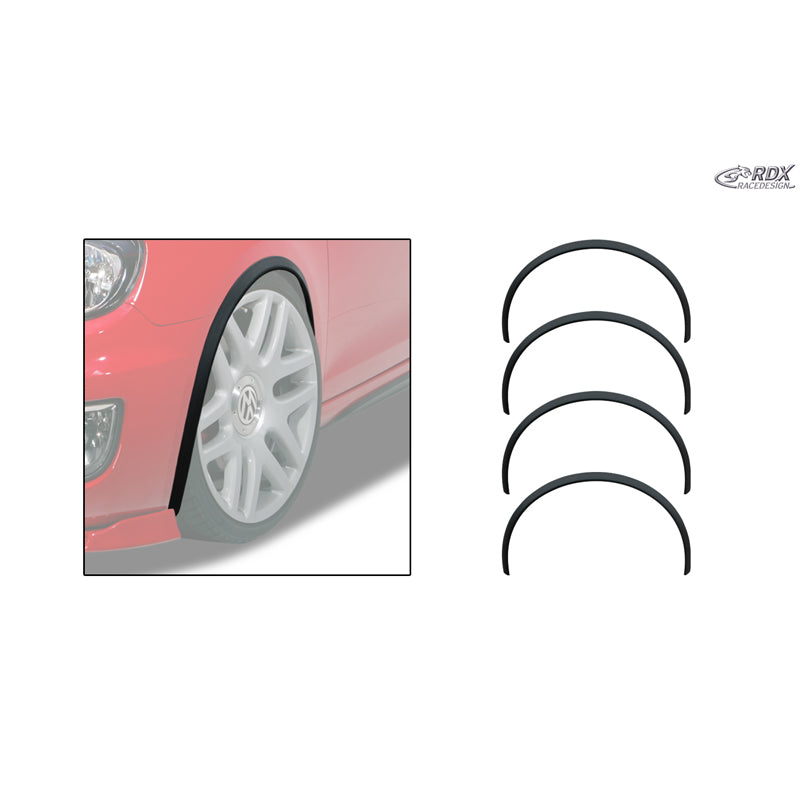 RDX Racedesign, estensioni universali dei passaruota RDX Fender-X - set di 4 pezzi - 150 cm ciascuno