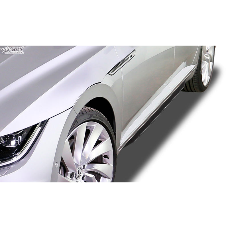RDX Racedesign, Sideskørter 'Slim', passer til Volkswagen Arteon 2017- incl. Shooting Brake 2020- (ABS glossy black)