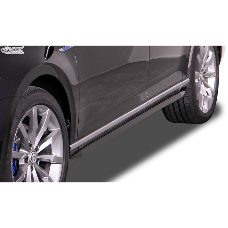 RDX Racedesign, progi boczne 'Slim', pasuje do Volkswagen Passat (3G) Sedan/Variant 2014- (ABS glossy black)