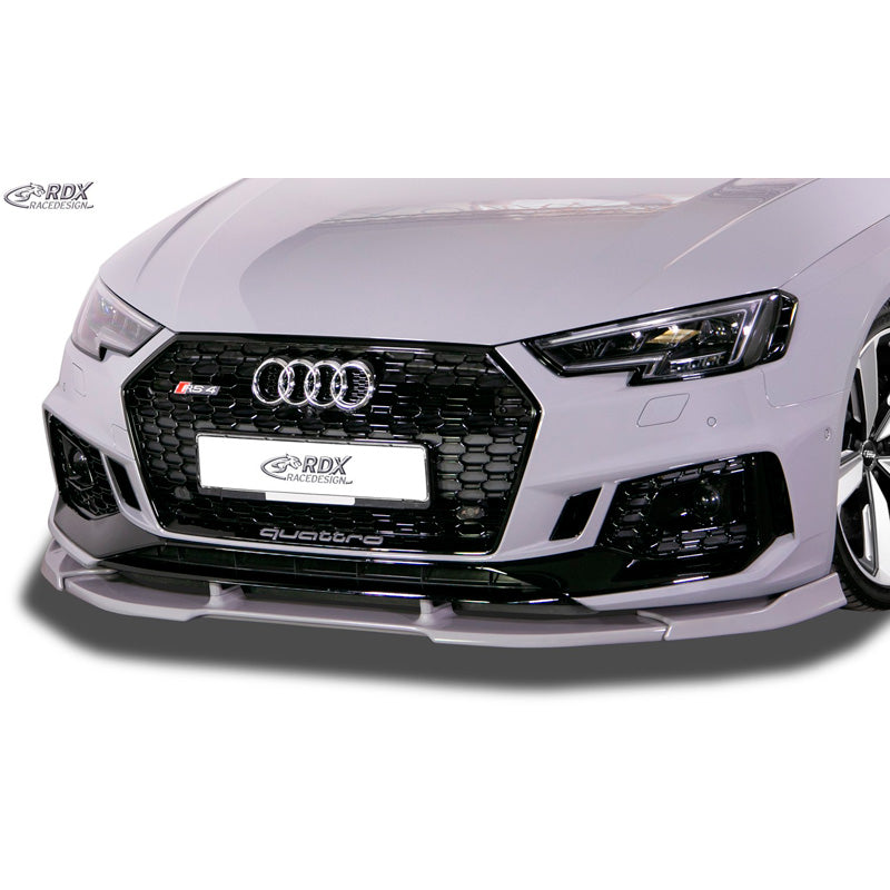RDX Racedesign, przedni spoiler Vario-X, pasuje do Audi RS4 (B9) 2015- (PU)