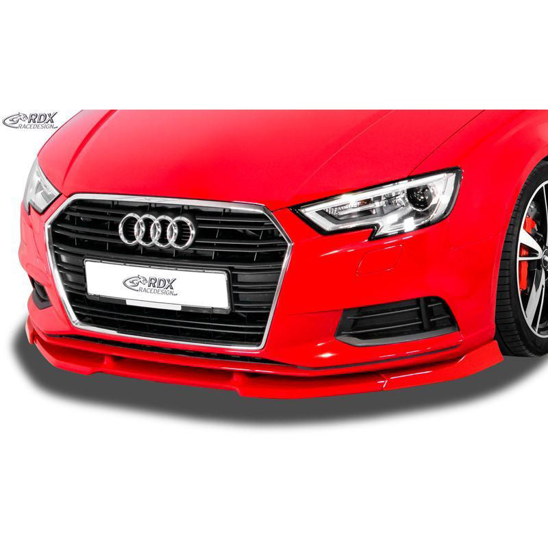 RDX Racedesign, přední spoiler Vario-X, vhodné pro Audi A3 (8V7) Cabrio Facelift 2016- (PU)