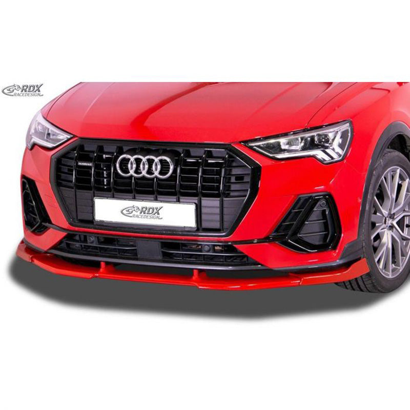 RDX Racedesign, Spoiler avant Vario-X, Fits Audi Q3 (F3) S-Line 2019- (PU)