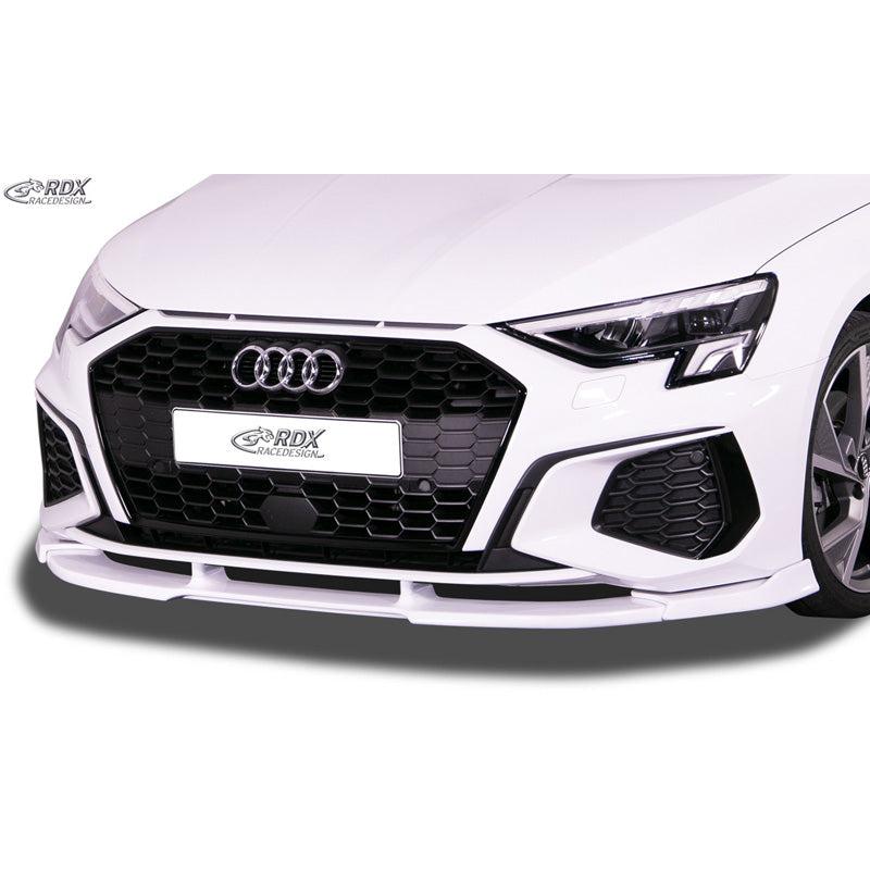 RDX Racedesign, přední spoiler Vario-X, vhodný pro Audi A3 (8Y) S-Line a S3 2020- (PU)