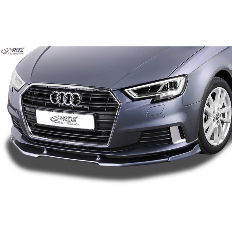 RDX Racedesign, spoiler avant Vario-X, compatible avec Audi A3 8V Sportback/Sedan/Cabrio Facelift 2016- (PU)