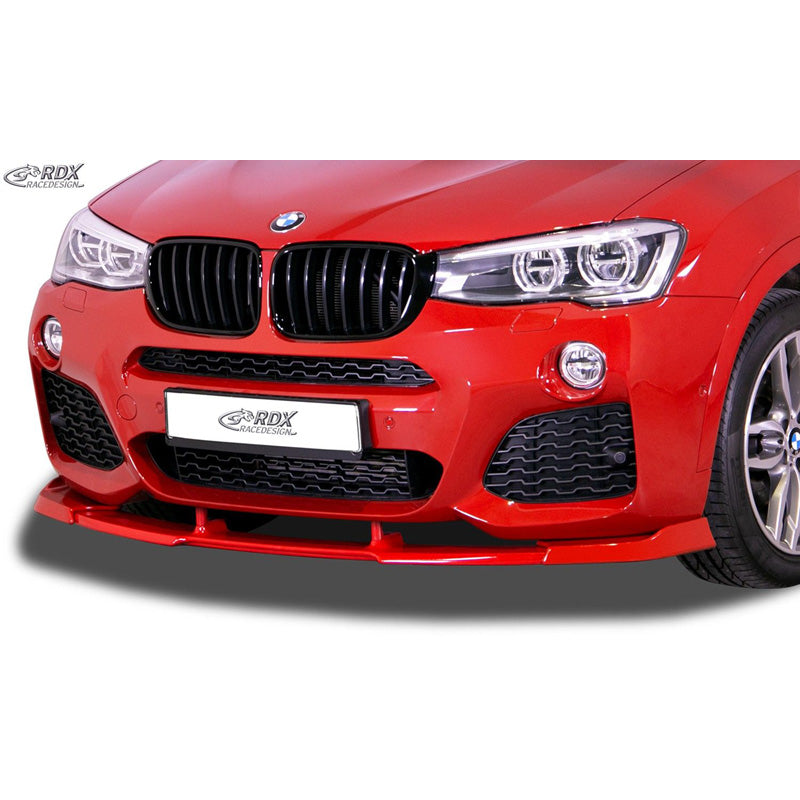 RDX Racedesign, spoiler anteriore Vario-X, compatibile con BMW X3 F25 M-Sport & M-Technic 2014-2017 (PU)