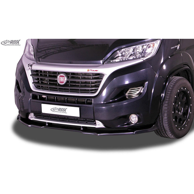RDX Racedesign, przedni spoiler Vario-X, pasuje do Citroen Jumper & Fiat Ducato & Peugeot Boxer 2014- (PU)