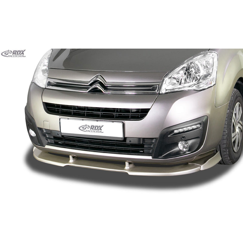 RDX Racedesign, přední spoiler Vario-X, vhodný pro Citroën Berlingo (B9)/Peugeot Partner 2015-2018 (PU)