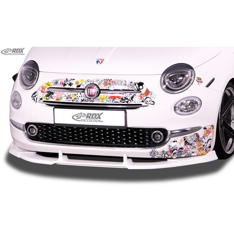 RDX Racedesign, spoiler anteriore Vario-X, compatibile con Fiat 500 FL 2016- (PU)