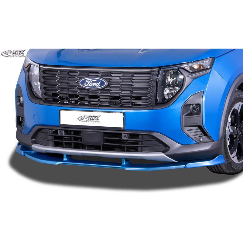 RDX, przedni spoiler Vario-X, poliuretan, pasuje do Ford Transit Courier (2023-) & Tourneo Courier (2023-)