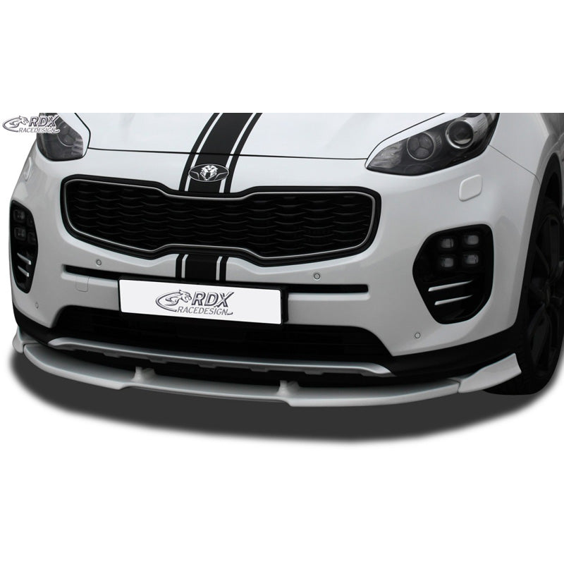 RDX Racedesign, přední spoiler Vario-X, pasuje na Kia Sportage (QL) 2016-2018 (PU)
