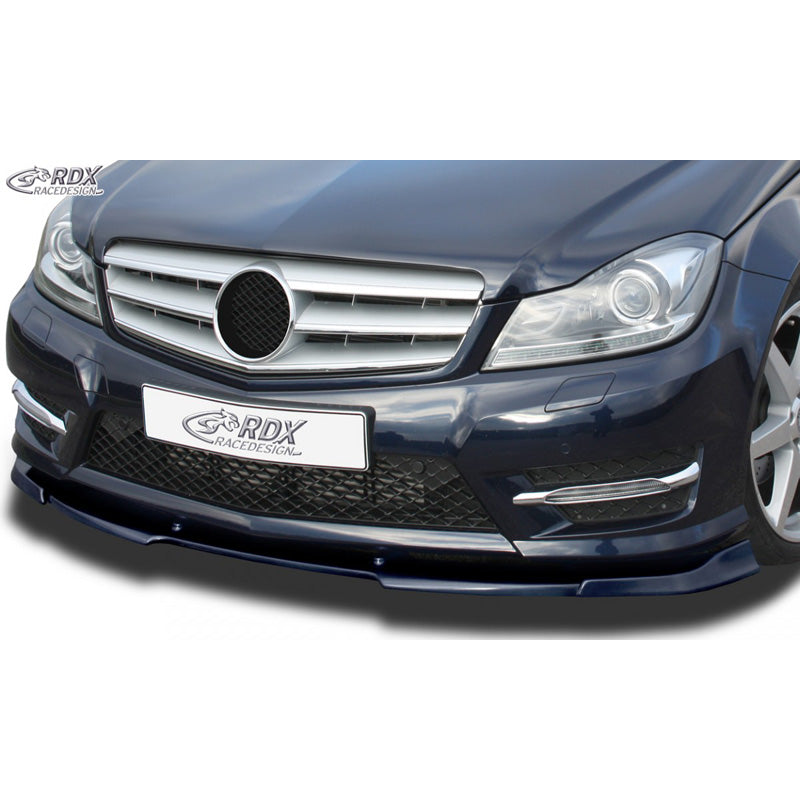 RDX Racedesign, Front spoiler Vario-X, Fits Mercedes C-Class W204/S204 AMG-Styling 2011-2014 (PU)