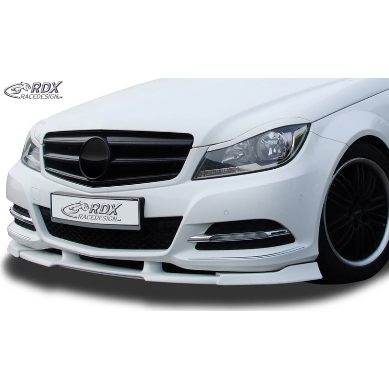 RDX Racedesign, Front spoiler Vario-X, Fits Mercedes C-Class W204 2011-2014 (PU)