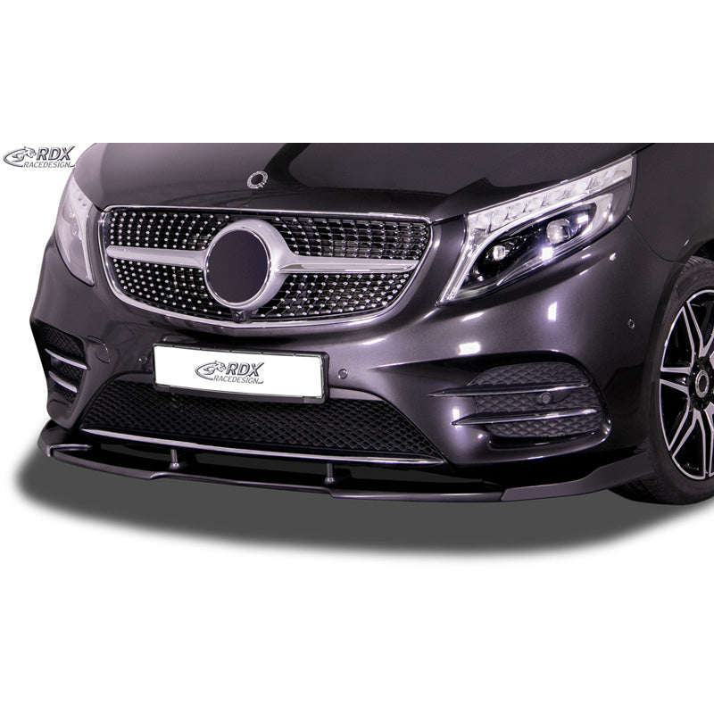 RDX Racedesign, spoiler delantero Vario-X, compatible con Mercedes V-Class W447 AMG-Line 2014-2019 & FL 2019- (PU)
