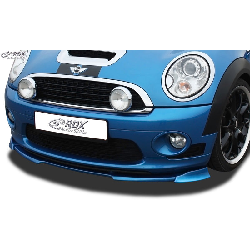 RDX Racedesign, Frontspoiler Vario-X, Passer til Mini R56/R57 med Hypersport Kit, Ubehandlet PU