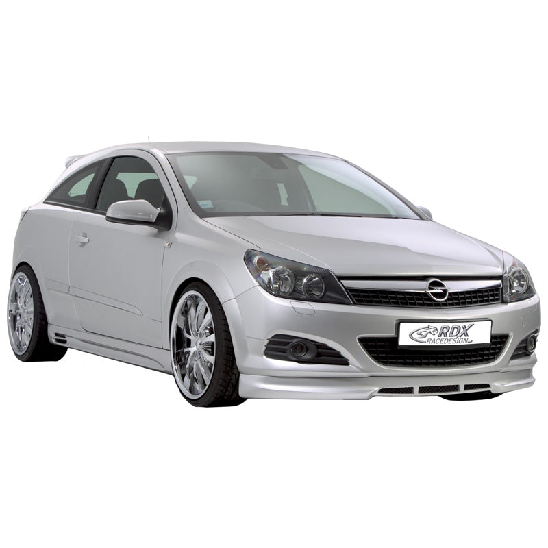 RDX Racedesign, Frontspoiler, surowy ABS, Pasuje do Opel Astra H GTC