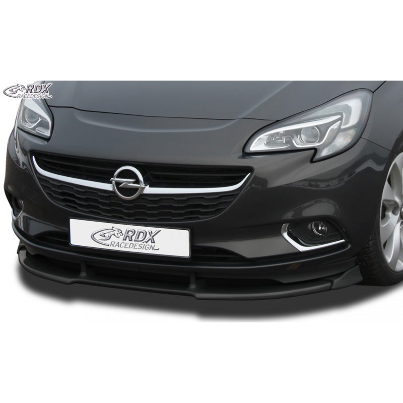 RDX Racedesign, přední spoiler Vario-X, vhodné pro Opel Corsa E (2014-), neošetřený PU