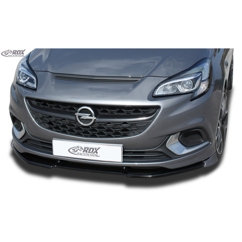 RDX Racedesign, přední spoiler Vario-X, vhodné pro Opel Corsa E OPC 2015-, neošetřený PU
