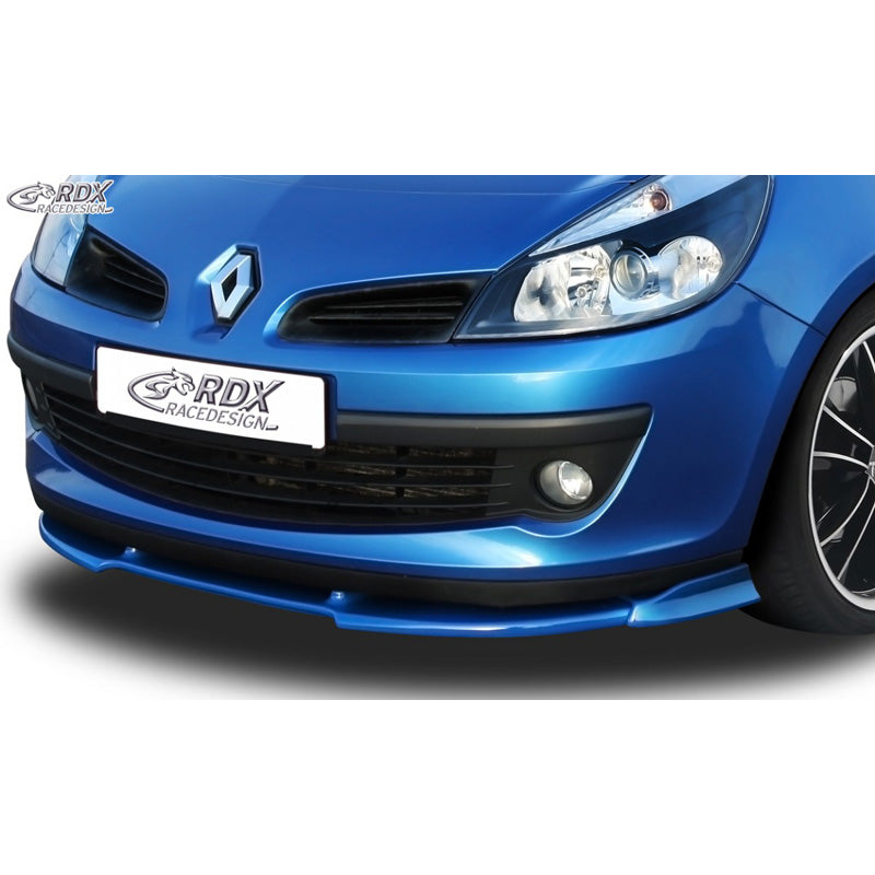 RDX Racedesign, voorspoiler Vario-X, past op Renault Clio III Phase 1 2005-2009 excl. RS (PU)