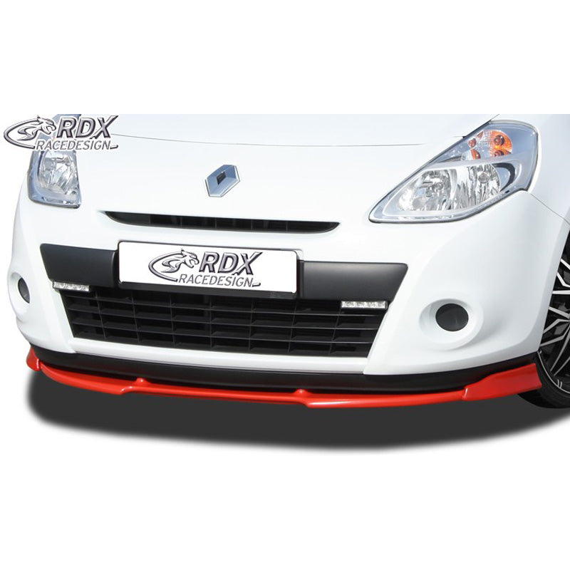 RDX Racedesign, Frontspoiler Vario-X, Past op Renault Clio III Phase 2 (2009-2012), Onbehandeld PU