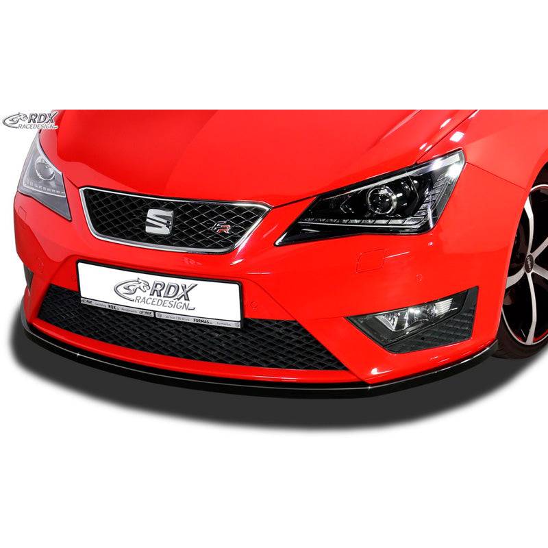RDX Racedesign, přední spoiler, pasuje na Seat Ibiza 6J SC/HB/ST FR Facelift 2012-2017 (ABS leskle černá)