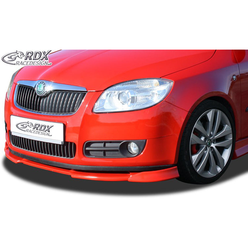 RDX Racedesign, Přední spoiler Vario-X, Pasuje na Skoda Fabia II 5J (2007-2010) a Roomster, Neopracovaný PU