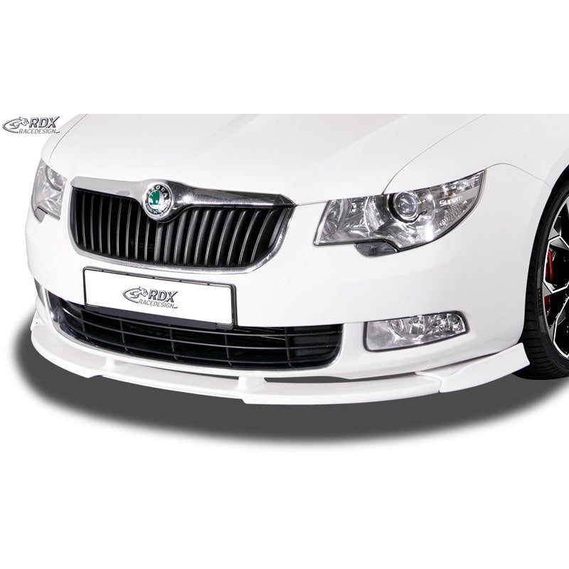 RDX Racedesign, spoiler delantero Vario-X, se adapta a Skoda Superb II (3T) 2008-2013 excl. Facelift (PU)
