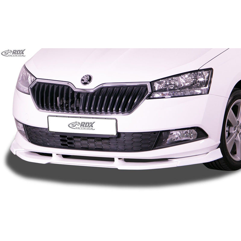RDX Racedesign, przedni spoiler Vario-X, pasuje do Skoda Fabia III (NJ) Facelift 2018- (PU)