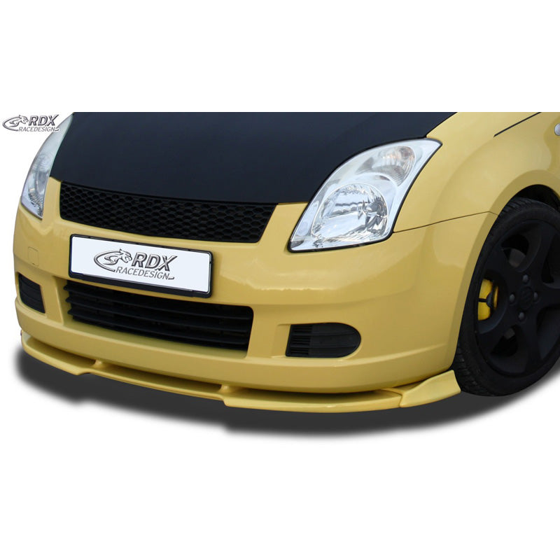 RDX Racedesign, přední spoiler Vario-X, vhodné pro Suzuki Swift MZ/EZ 2005-2008 (PU)